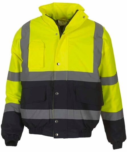 Hi-vis two-tone bomber jacket (HVP218) - Yoko - Image 4