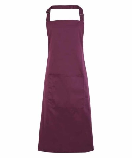Colours bib apron with pocket - Premier - Image 6