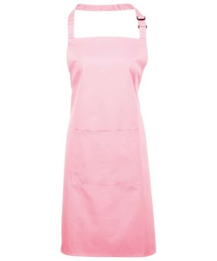 Colours bib apron with pocket - Premier - Image 29