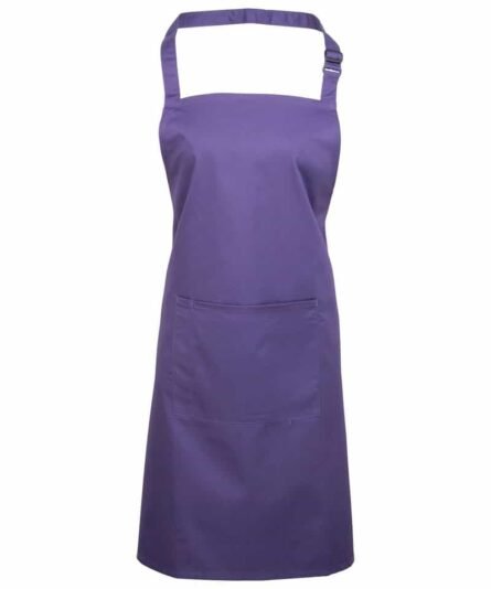 Colours bib apron with pocket - Premier - Image 30