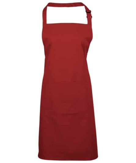 Colours bib apron with pocket - Premier - Image 31