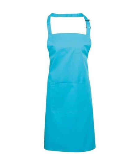 Colours bib apron with pocket - Premier - Image 42