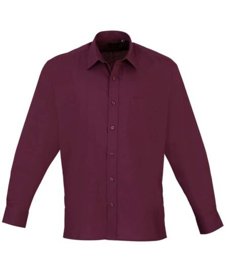 Long sleeve poplin shirt - Premier - Image 5