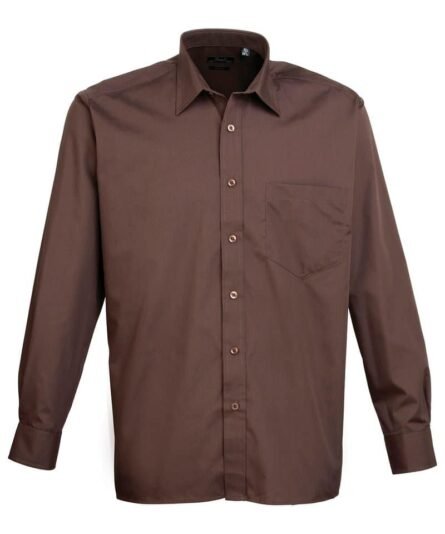 Long sleeve poplin shirt - Premier - Image 8