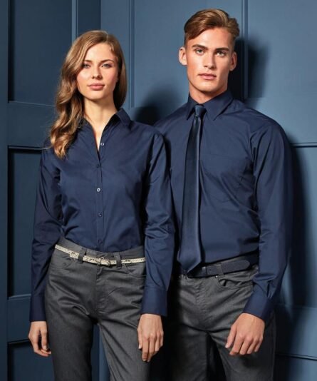 Long sleeve poplin shirt - Premier - Image 3