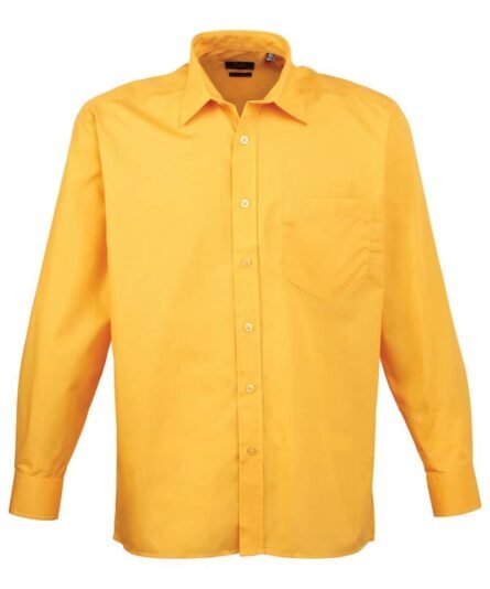 Long sleeve poplin shirt - Premier - Image 31