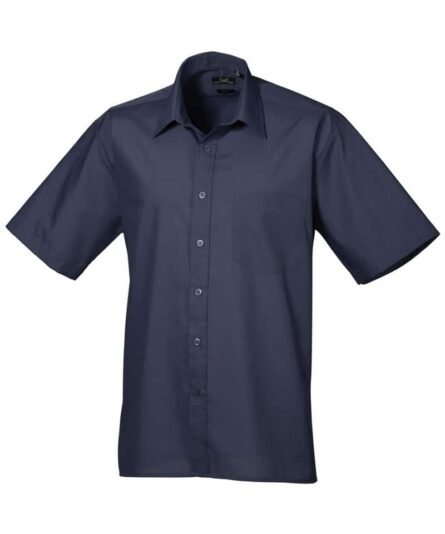 Short sleeve poplin shirt - Premier - Image 18
