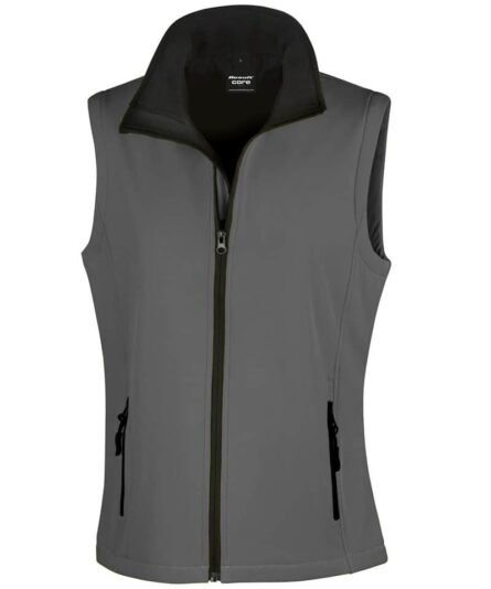 Women's printable softshell bodywarmer - Result Core - Image 8