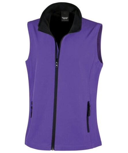 Women's printable softshell bodywarmer - Result Core - Image 10