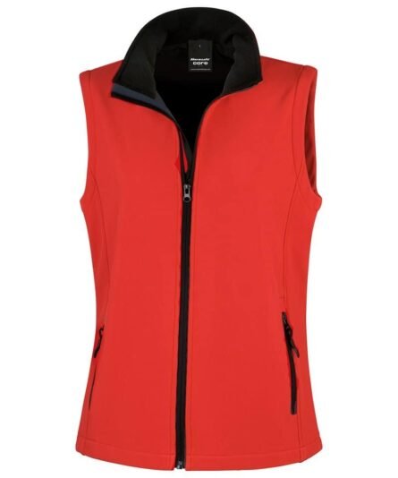 Women's printable softshell bodywarmer - Result Core - Image 11