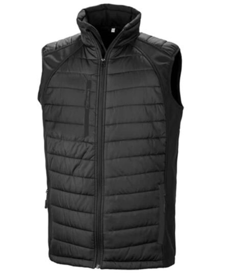 Black compass padded softshell gilet - Result - Image 5