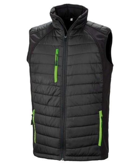 Black compass padded softshell gilet - Result - Image 7