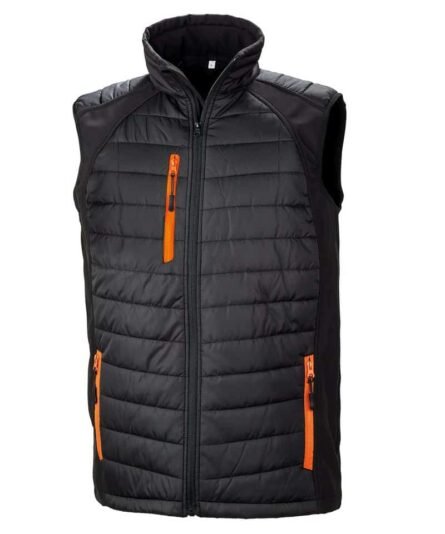 Black compass padded softshell gilet - Result - Image 8