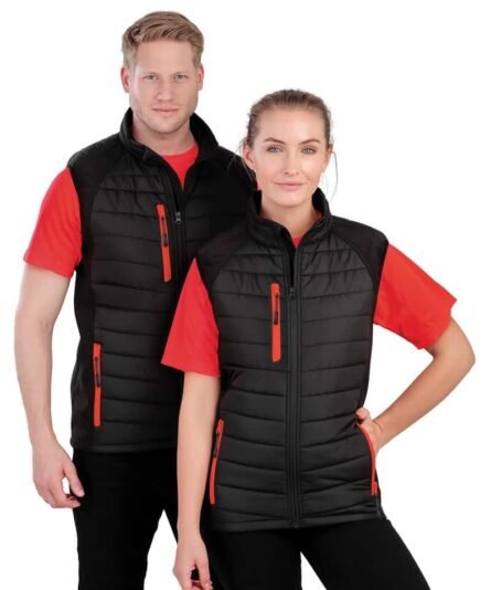 Black compass padded softshell gilet - Result - Image 3