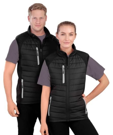Black compass padded softshell gilet - Result - Image 4