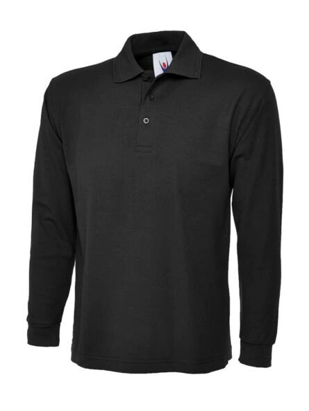 Longsleeve Poloshirt - Uneek - Image 3
