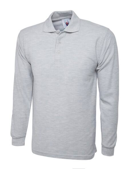Longsleeve Poloshirt - Uneek - Image 5