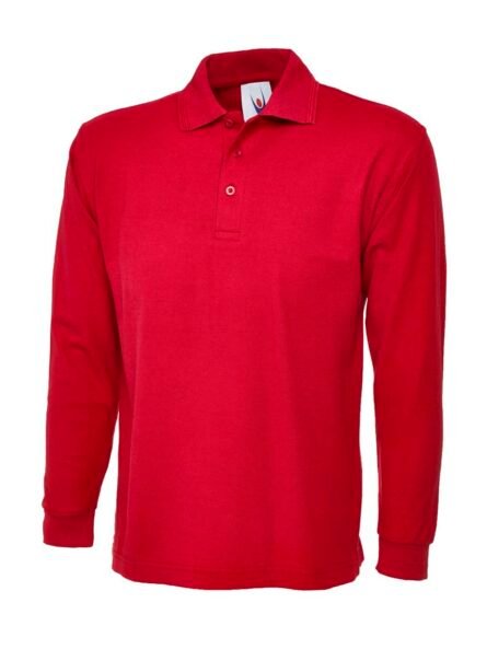 Longsleeve Poloshirt - Uneek - Image 8