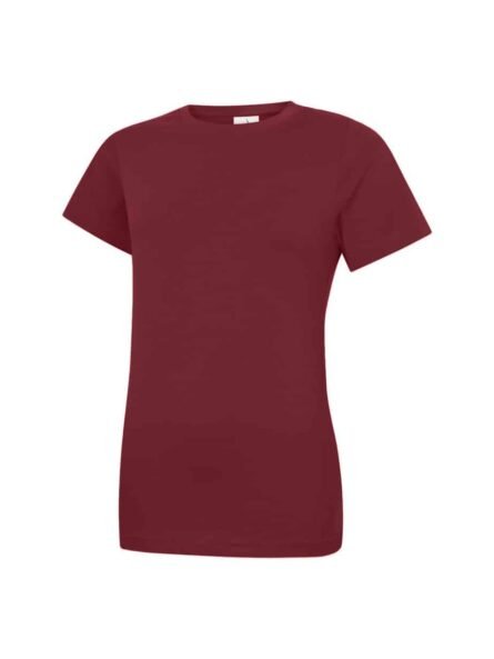 Ladies Classic Crew Neck T-Shirt - Uneek - Image 12