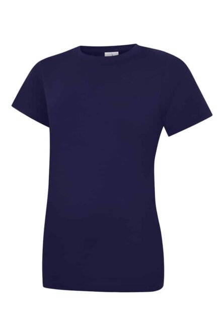 Ladies Classic Crew Neck T-Shirt - Uneek - Image 4