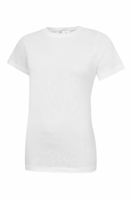 Ladies Classic Crew Neck T-Shirt - Uneek - Image 6