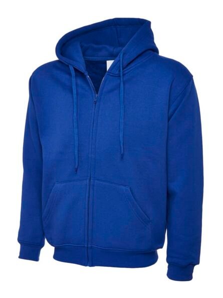 Adults Classic Full Zip Hooded Sweatshirt - Uneek - Image 10