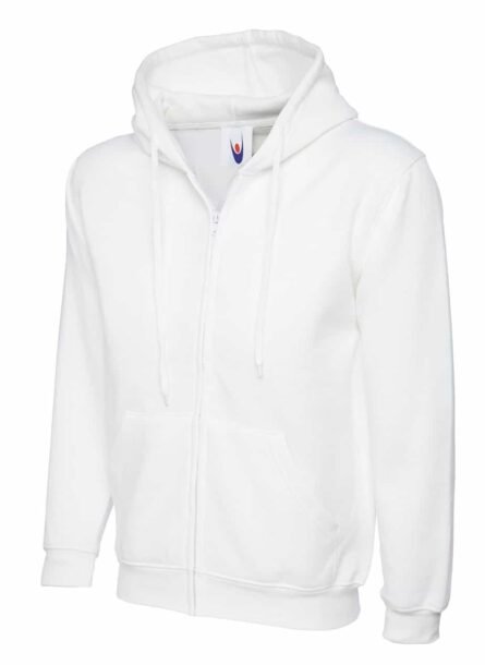 Adults Classic Full Zip Hooded Sweatshirt - Uneek - Image 12