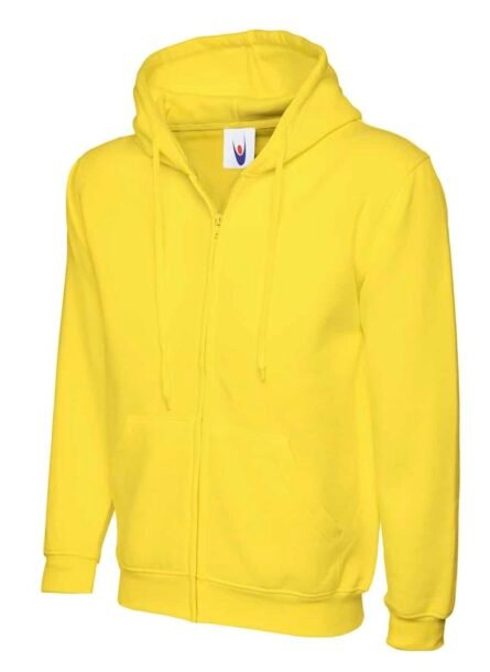Adults Classic Full Zip Hooded Sweatshirt - Uneek - Image 13