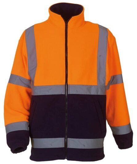 Hi-vis heavyweight fleece jacket (HVK08) - Yoko - Image 4