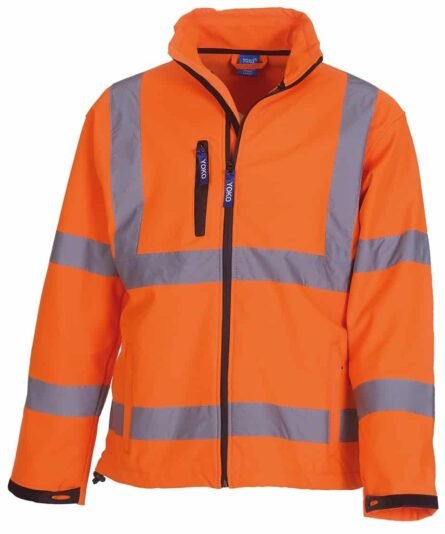 Hi-vis softshell jacket (HVK09) - Yoko - Image 3